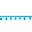 [002R-10019] [002R] Pom Pom Lace Middle (Aqua)