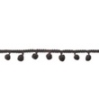 [002R-10021] [002R] Pom Pom Lace Middle (Grey)