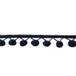 [003R-10006] [003R] Bolletjesband Groot (Donker Blauw)