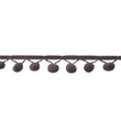 [003R-10008] [003R] Pom Pom Lace Big (Middle Grey)