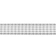 [006R-10242] [006R] Check Ribbon With Stitch Edge (Grey)