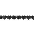 [008R-11302] [008R] Herzband Luxus (Schwarz)