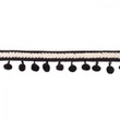 [014R-44165] [014R] Pom Pom Stuha Rybí Kost (Černá)