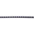 [016R-42762] [016R] Nastro Pelle Scamosciata Con Stella Argento (Blu Scuro)