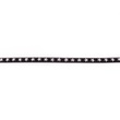 [016R-42766] [016R] Suede Lace With Silver Star (Black)