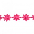 [018R-42679] [018R] Fleur Au Crochet Avec Perle  (Fuchsia)