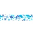 [028R-11486] [028R] Organza Ribbon Printed (Vårblommor)