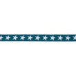 [029R-41881] [029R] Nastro Jacquard Stella (Petrolio)