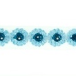 [031R-30283] [031R] 2-Kleurige Bloem Met Parel (Blauw)