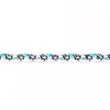 [032R-30162] [032R] Katoenen Kant Multi (Aqua)