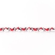 [032R-30166] [032R] Katoenen Kant Multi (Rood)