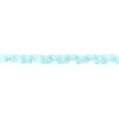 [033R-10883] [033R] Satinband Mit Organza Punkte (Blau)