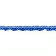 [033R-10884] [033R] Satinband Mit Organza Punkte (Kobalt)