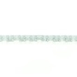 [033R-10886] [033R] Satinband Mit Organza Punkte (Hell Grau )