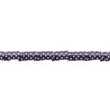 [033R-10887] [033R] Satinband Mit Organza Punkte (Violett)