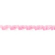 [033R-10889] [033R] Satinband Mit Organza Punkte (Hell Rosa)