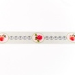 [036R-10992] [036R] Satin Ribbon Rose Pearl (Grey)