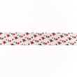 [037R-10998] [037R] Ruban Satin Fleurs (Pebble)