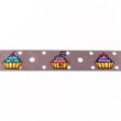[038R-10766] [038R] Satin Ribbon Cup-cakes (Taupe)
