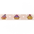 [038R-10768] [038R] Ruban Satin Petits Gâteaux (Sable)