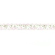[043R-10553] [043R] Nastro Stampato Con Pizzo (Fiori Primaverili Rosa)