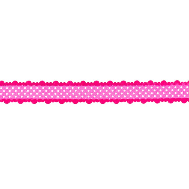 [044R] Ribbon Printed With Lace