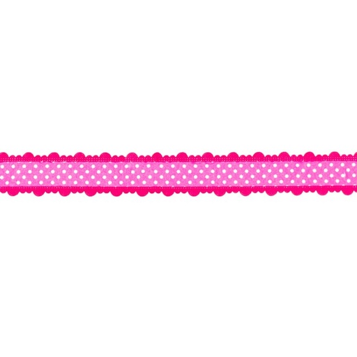 [044R] Ribbon Printed With Lace