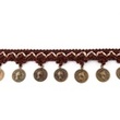 [052R-41177] [052R] Beads- And Coins Trimming (Choco)