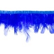[055R-41636] [055R] Ruban De Plumes Longue (Cobalt)