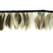[055R-41639] [055R] Ruban De Plumes Longue (Brun Clair)