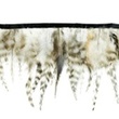 [055R-41642] [055R] Feather Fringe Long (Light Grey)