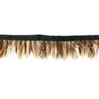 [056R-41638] [056R] Feather Fringe Short (Brown)