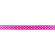 [063R-10158] [063R] Satinband Punkte 10 mm (Fuchsie)