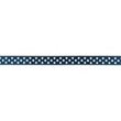 [063R-10160] [063R] Satinband Punkte 10 mm (Dunkel Blau)