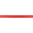 [063R-10161] [063R] Satinband Punkte 10 mm (Rot)