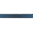 [064R-10170] [064R] Satin Ribbon Dot 15 mm (Dark Blue)