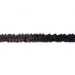 [066R-43345] [066R] Stretchable Sequin Trim 20 mm (Black)