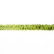 [066R-43351] [066R] Stretchable Sequin Trim 20 mm (Dark Lime)