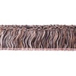 [068R-42571] [068R] Band med fransar Ull Akryl Multi (Brun)
