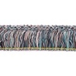 [068R-42572] [068R] Fransenborte Wolle Acryl Multicolor (Dunkel Mint)