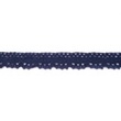 [069R-42359] [069R] Nastro Pizzo Di Cotone Colour Line (Blu Scuro)