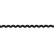 [076R-10539] [076R] Ric Rac Ribbon (Black)