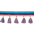 [077R-44399] [077R] Tassel Fringe Trio (Aqua)