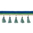 [077R-44400] [077R] Tassel Fringe Trio (Cobalt)
