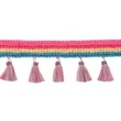 [077R-44401] [077R] Tassel Fringe Trio (Fuchsia)