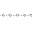 [082R-11540] [082R] Band Blomma (Grå)