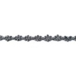 [083R-10487] [083R] Crocheted Flower Trim (Dark Grey)