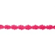 [083R-10490] [083R] Crocheted Flower Trim (Fuchsia)
