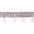 [086R-40651] [086R] Galon Pompon Franges (Argent)
