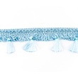 [086R-40657] [086R] Galon Pompon Franges (Bleu Clair)